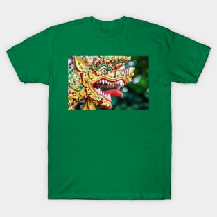 Colorful dragon head sculpture T-Shirt